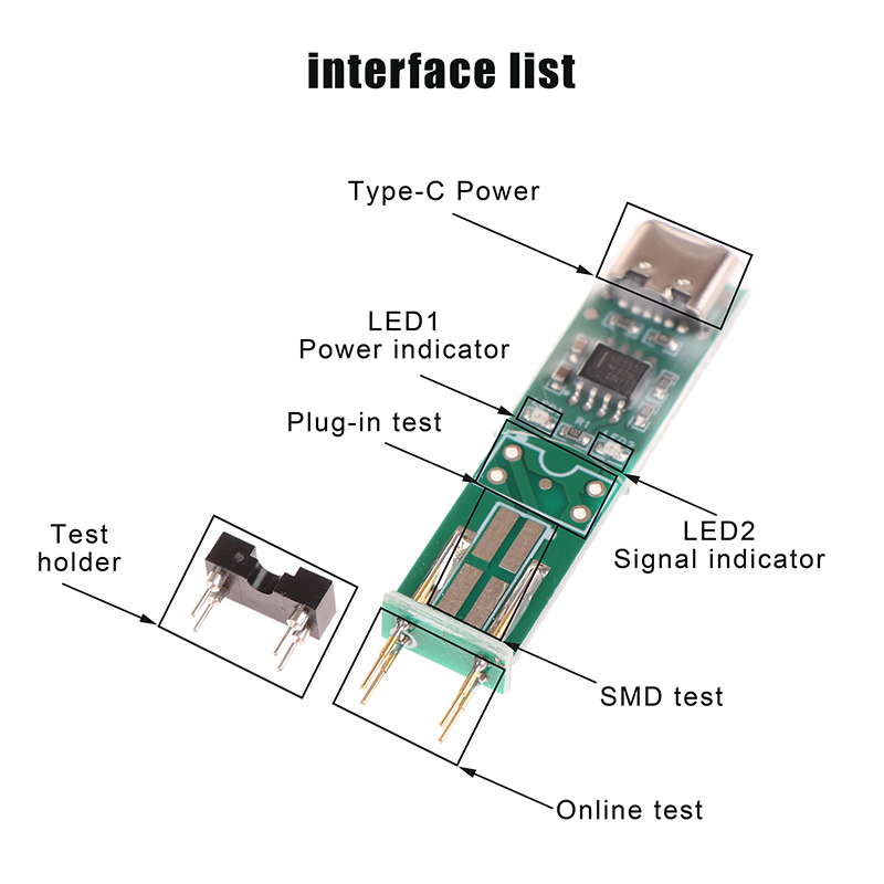 Electronics Repair Online - เครื่องมือทดสอบออปโตคัปเปลอร์ V5.0 สำหรับการตรวจสอบออนไลน์ เครื่องมือซ่อมอิเล็กทรอนิกส์ แบบพิเศษ 4