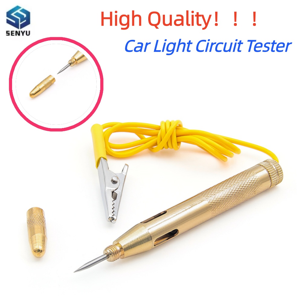 Circuit Test Pencil - เครื่องทดสอบวงจรไฟรถยนต์คุณภาพสูง โพรบทดสอบแรงดันไฟฟ้า DC 6V 12V 24V