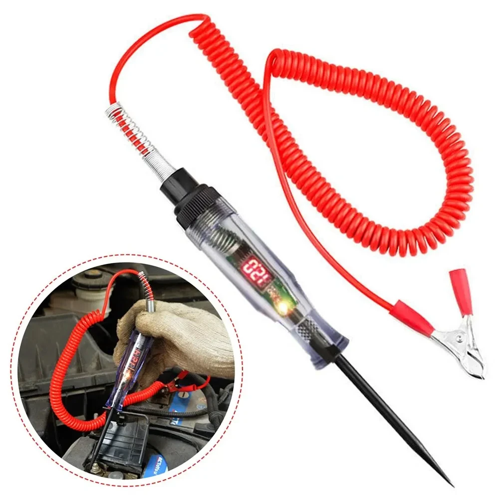 Circuit Test Pencil - รถบรรทุกแรงดันไฟฟ้าเครื่องทดสอบวงจรอัตโนมัติ 6V 24V เครื่องมือ Car Diagnostic