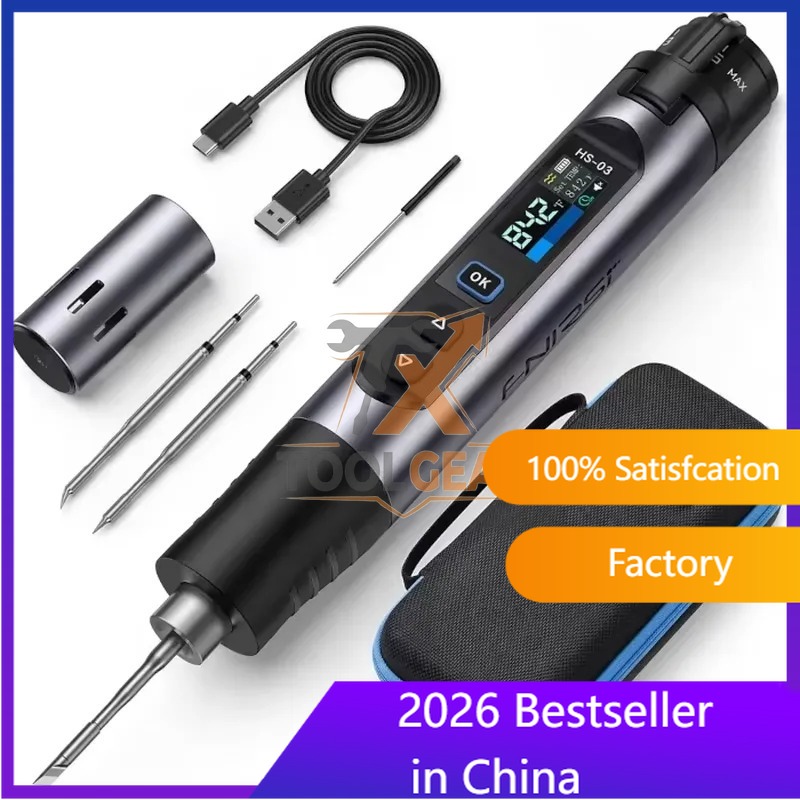 Electronic Repair - ชุดหัวแร้งบัดกรีไร้สาย HS-03 รุ่นขายดีปี 2026* พร้อมหัวแร้ง F210