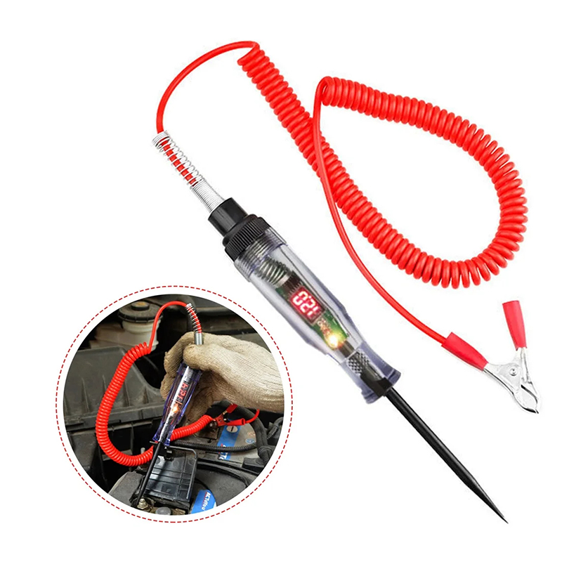 Circuit Test Pencil - เครื่องทดสอบวงจรไฟฟ้ารถบรรทุก ซ่อมรถยนต์ 6V/12V/24V เครื่องทดสอบวงจรรถยนต์ พรีเมียม ไฟทดสอบ