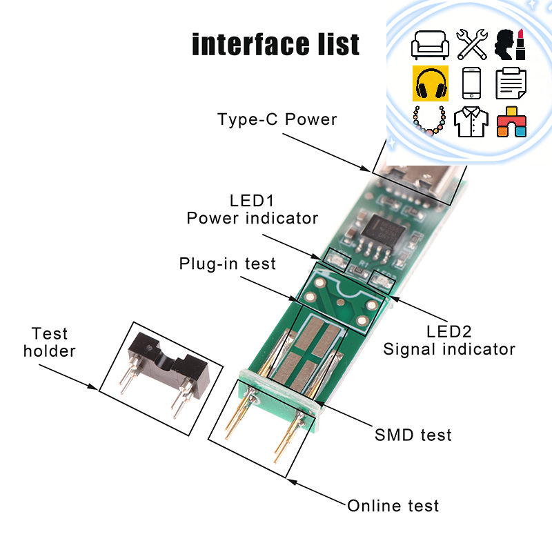 Electronics Repair Online - เครื่องมือทดสอบออปโตคัปเปลอร์ V5.0 สำหรับการตรวจสอบออนไลน์ เครื่องมือซ่อมอิเล็กทรอนิกส์ แบบพิเศษ 4