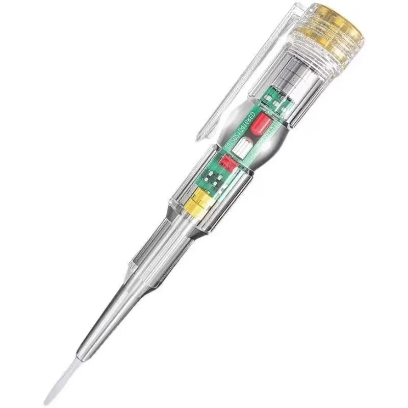 Circuit Test Pencil - ปากกาวัดแรงดันไฟฟ้า 2 ชิ้น พร้อมหัวไขควง ไฟแสดงสถานะ ตรวจจับแรงดันไฟฟ้า