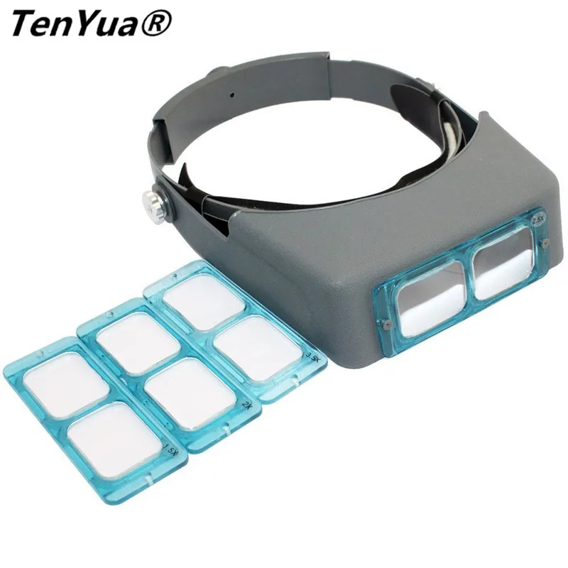 Electronics Repair Glasses - TenYua 1.5x 2x 2.5x 3.5x หัวสวมแว่นขยาย