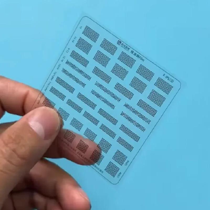 Electronic Repair - F-IPLCD น้ำมันสีเขียว BGA Reballing Stencil Premium