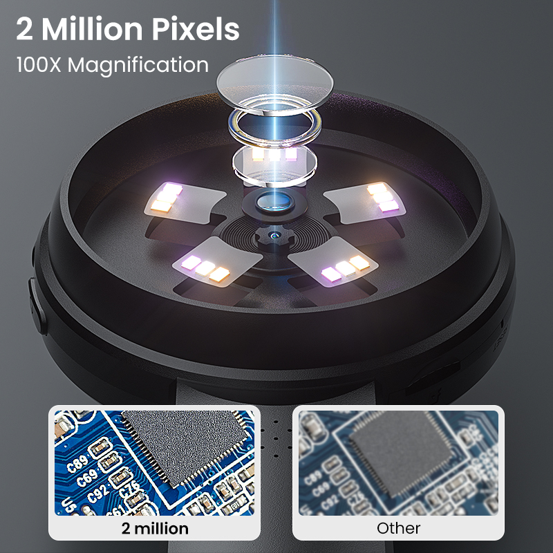 กล้องจุลทรรศน์แบบพกพาอัจฉริยะ  - Electronics Repair Glasses บทวิจารณ์และราคา