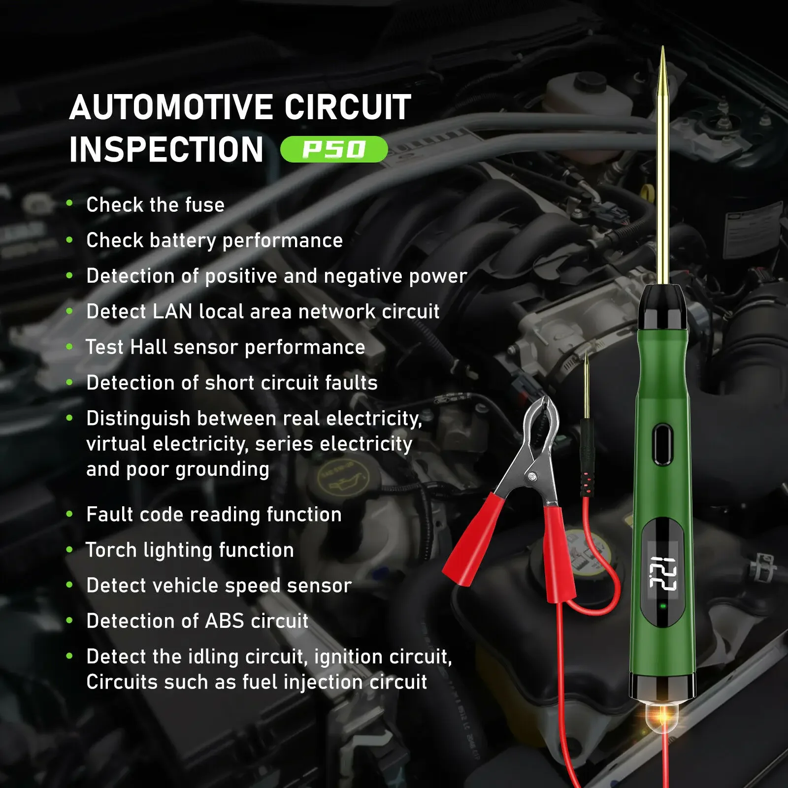 ปากกาทดสอบแรงดันไฟฟ้า P50 เครื - Circuit Test Pencil บทวิจารณ์และราคา
