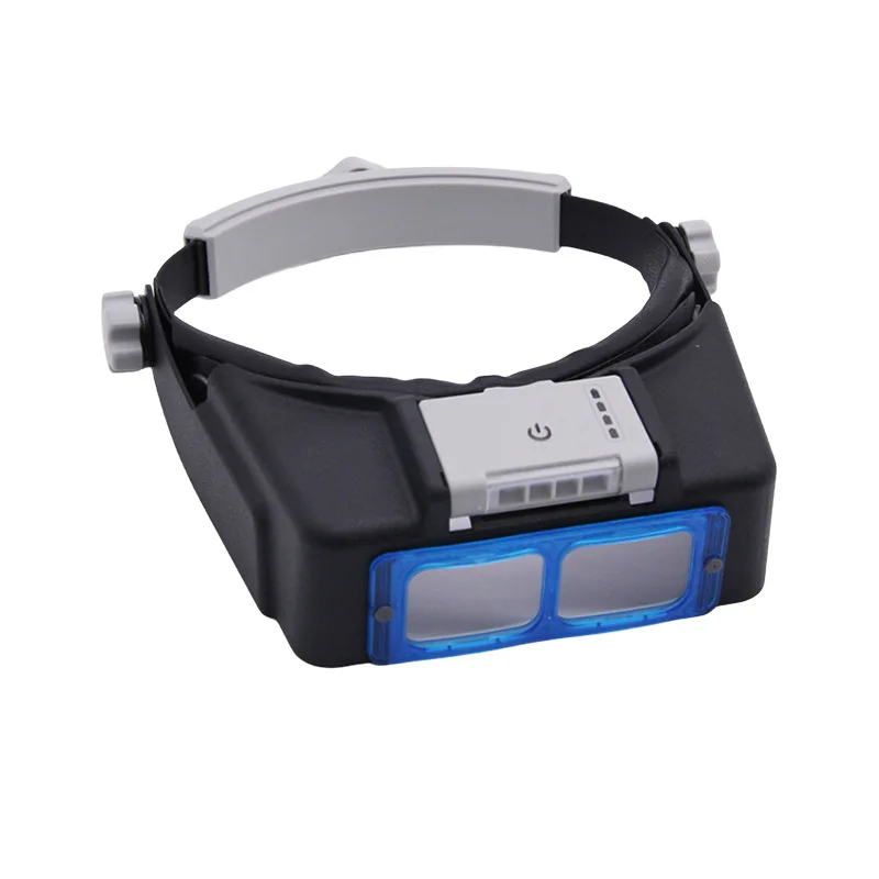 แว่นขยายหัวชาร์จ USB พร้อมไฟ L - Electronics Repair Glasses บทวิจารณ์และราคา