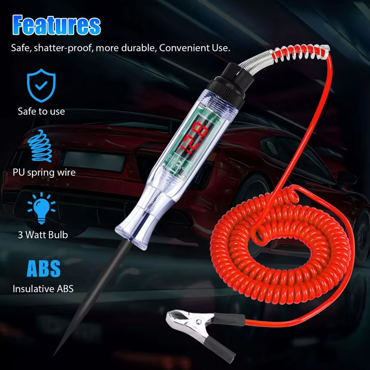 เครื่องทดสอบวงจรยานยนต์ 6V-24V - Circuit Test Pencil บทวิจารณ์และราคา