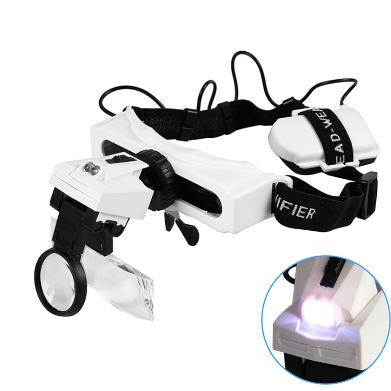 แว่นขยายแบบคาดศีรษะเรืองแสงพร้ - Electronics Repair Glasses บทวิจารณ์และราคา