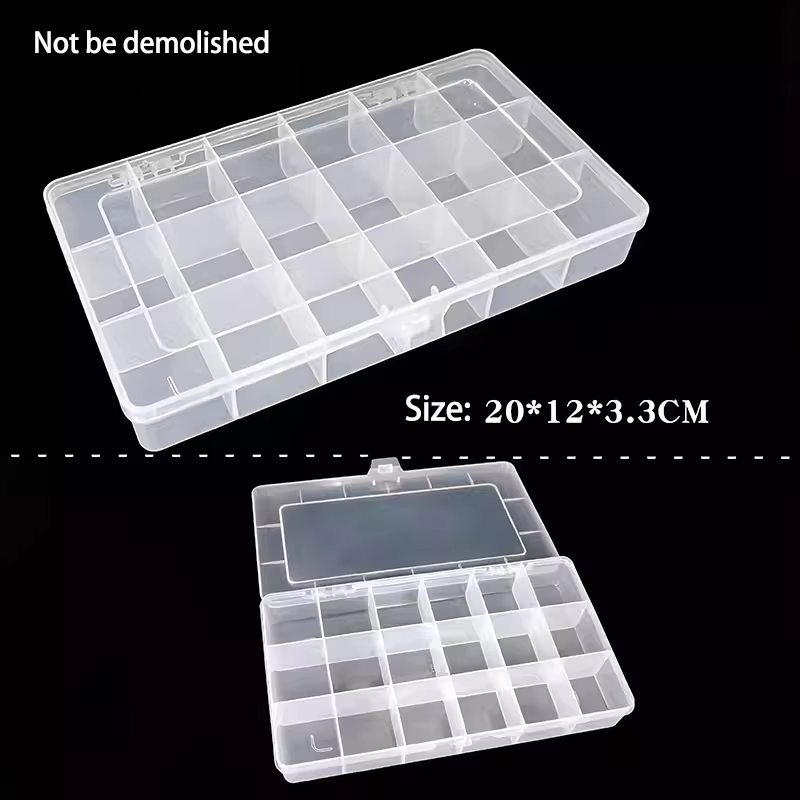 กล่องจัดระเบียบพลาสติกใส 8 10  - Electronics Repair Parts บทวิจารณ์และราคา